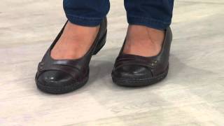 Clarks Leather Slip-on Shoes - Pegg Abbie with Jacque Gonzales