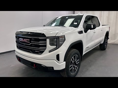 2026 GMC Sierra 1500 Crew Cab Short Box 4-Wheel Drive AT4 in White for sale at Davis GMC Buick Lethbridge in Lethbridge, AB