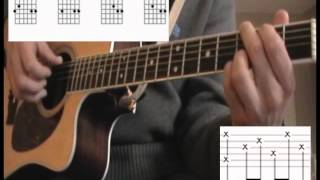 cours de guitare quand tu danses J J Goldman