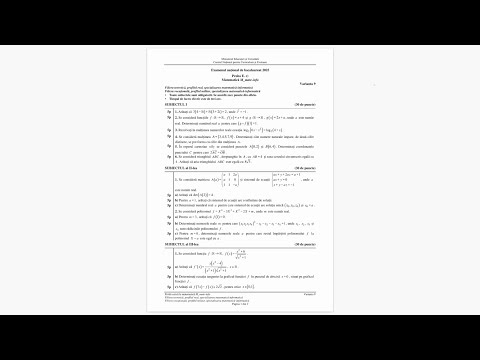 Rezolvarea subiectului de Bacalaureat 2025 (sesiunea din august) - Mate-Info
