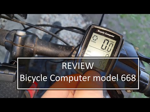 REVIEW Bicycle Computer Speedometer  model 668  19 functions