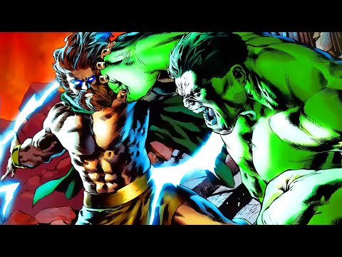 Hulk vs Zeus and The Greek Gods