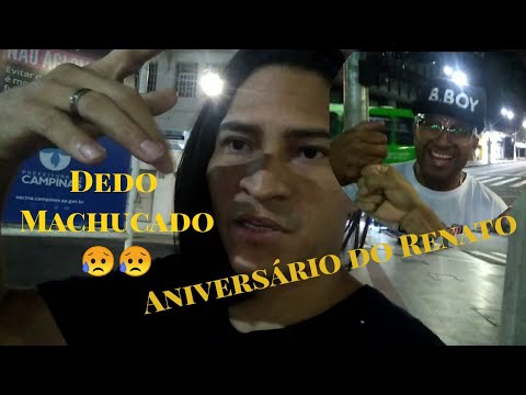 CYPHER NA PRAÇA E MACHUQUEI MEU DEDO TREINANDO 😥