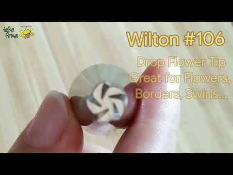 Close Up Look, Wilton Drop Flower Piping Tube #inspiration