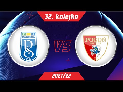 Radunia Stężyca-Pogoń Siedlce 32 kolejka skrót meczu