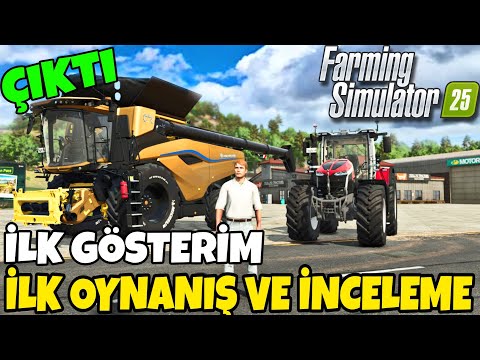 Farming Simulator 25 İLK OYNANIŞ  - TÜM DETAYLAR İNCELEME #55_ragnar FS25 CR11 MF 9S / FIRTINA