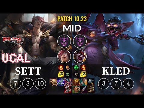 KT Ucal Sett vs Kled Mid - KR Patch 10.23