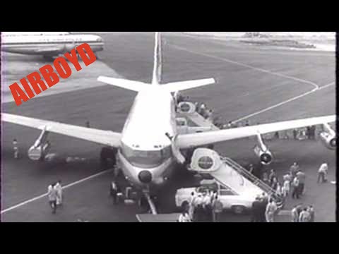 The Boeing 707 Arrives At Idlewild Airport - Pan American Airways Newsreel