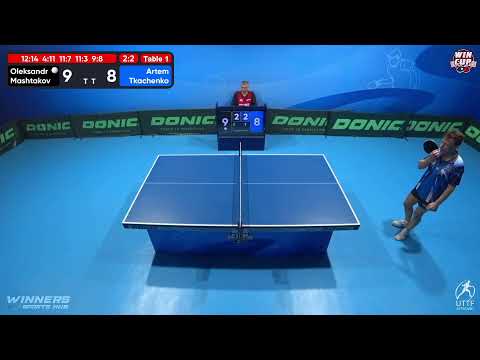 22:30 Oleksandr Mashtakov 3 - 2 Artem Tkachenko West 5 WIN CUP 30.10.2022 | TABLE TENNIS WINCUP