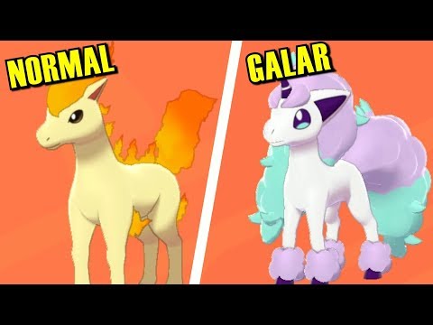 Pokémon Sword & Shield - All Galar Forms Comparison