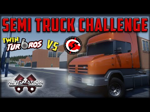 Semi Truck Challenge! TwinTurbros VS Canadian Steel