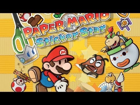 [電玩遊戲 Nintendo 3DS紙片瑪利歐:貼紙之星遊戲回顧]CGRundertow PAPER MARIO: STICKER STAR for Nintendo 3DS Video Game Review