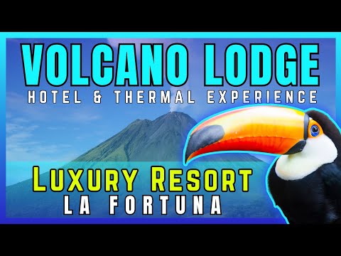 ARENAL VOLCANO - Best Resort in La Fotuna, Costa Rica - VOLCANO LODGE Full Video Walkthrough 🇨🇷🌋
