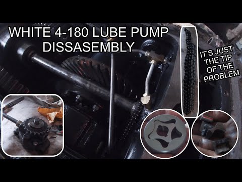 White 4-180 Transmission Lube Pump Repair- Part 1