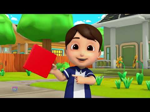 Shape Song | షేప్ సాంగ్ | Shapes Song For Children | Nursery Rhymes For Kids In Telugu | Kids Songs