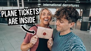 Arriving at the Airport with NO IDEA Where We are FLYING
