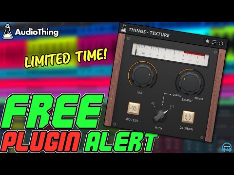 FREE PLUGIN ALERT - AudioThing THINGS - TEXTURE Granular Reverb