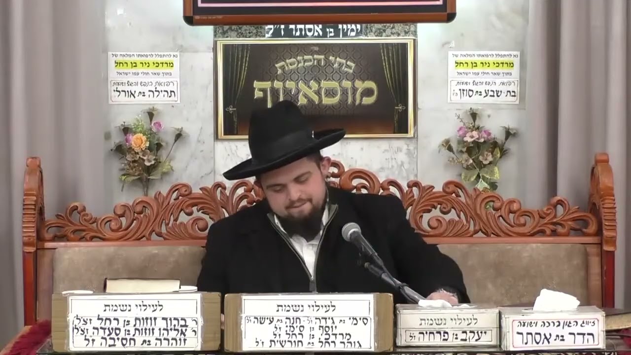 הרב דוד חביב כהן | פרשת ויחי | בית הכנסת מוסאיוף