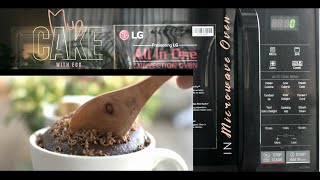 Mug cake ( With Egg ) using LG Convection Microwave Oven