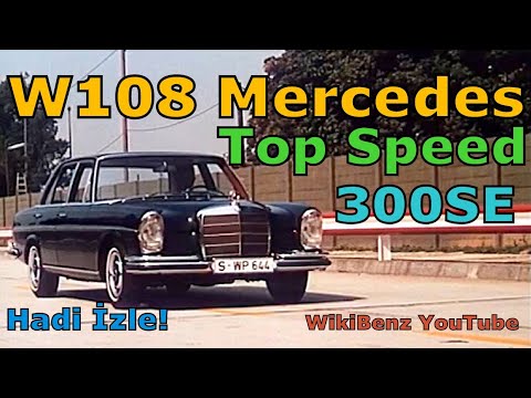 Thumbnail for W108 MERCEDES-BENZ 300SE AUTOMATIC TOP SPEED | TEST by Mercedes-Benz W108