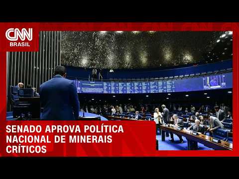 Senado aprova PL que amplia poder do governo sobre minerais críticos | CNN Prime Time