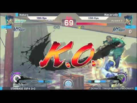 Grimmz & Makara vs Aaron & Macarudy - Starbase SSF4 Random 2v2