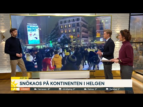Väder-Lasse: ”Spektakulära mängder snö” - Nyhetsmorgon (TV4)