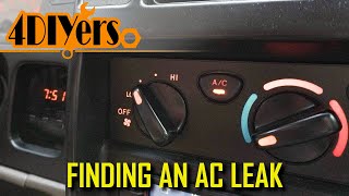 How to Find a Leak in your AC System using a UV Dye