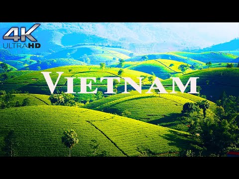 Flying over Vietnam 4K UHD - Relaxing music with beautiful nature videos   4K Video HD