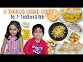 6 Lunch/Dinner Recipes (for 2+ toddlers & kids) - Indian vegetarian meal ideas for picky eater kids