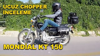 Mondial KT 150 chopper motosiklet İnceleme ve Kul
