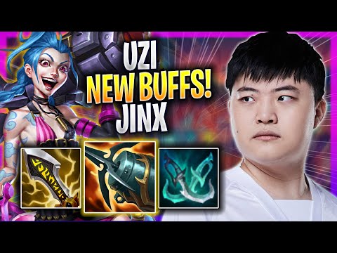 UZI TRIES JINX WITH NEW BUFFS! - Uzi Plays Jinx ADC vs Draven! | Season 2023