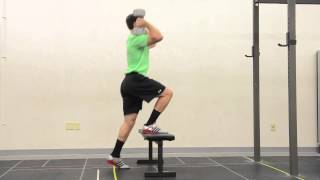 485. Dumbbell Front Step Up