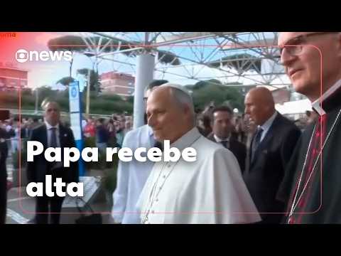 Papa Leão XIV recebe alta após cirurgia para tratar câncer de pulmão