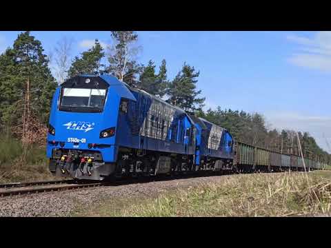 Pociągi na pograniczu Sosnowca i Sławkowa