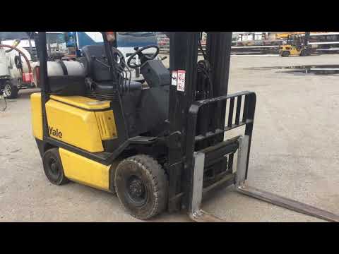GA0739 - Circa 2006 Yale GLP20AF 2T 3 Stage LPG Container Mast Forklift