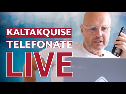 Telephone acquisition LIVE in sales training - derLÖSER shows you how!