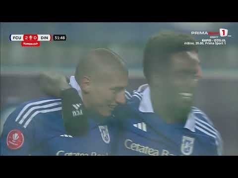 GOOOL! FCU Craiova - Dinamo 2-0. BAUZA! BAUZA! BAUZA! Gol senzațional, cu călcâiul! Ce umilință!