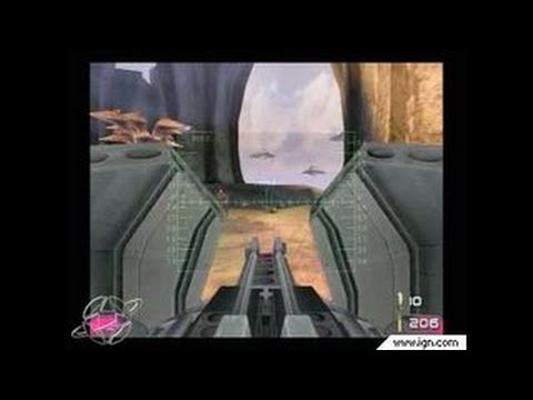 TimeSplitters 2 GameCube Gameplay - Mowing ETs down