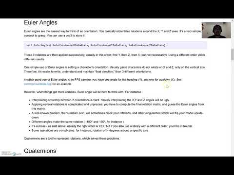 OpenGL Tutorial 17 - Rotations