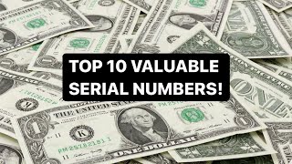 The TOP 10 serial numbers to look for on dollar bills!! #dollar #serialnumber #money #cash #foryou