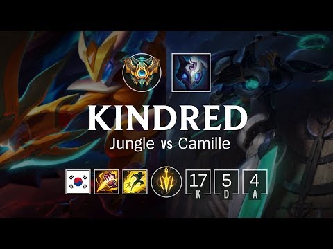 Kindred Jungle vs Camille - KR Challenger Patch 8.22