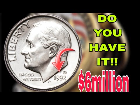 The 1992 d Roosevelt Dime, Rare and Valuable Dimes worth money