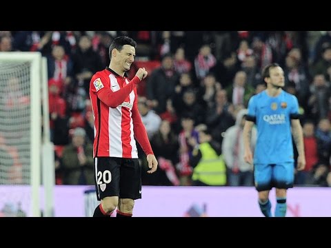 Aritz Aduriz Header Goal - Athletic Bilbao vs Barcelona 2-1 - Copa del Rey 05/01/2017 HD