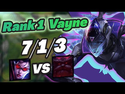 Vayne Vs Ornn - Challenger Gameplay Rank 1 Vayne