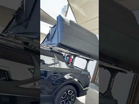 Elevate Truck Bed Rack & iKamper SkyCamp 3.0 Hard Shell Rooftop Tent