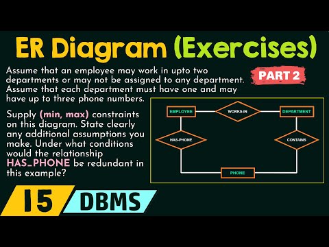 Exercises based on ER Model Concepts Part 2