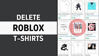 How To Delete Roblox T-Shirts you Made 2024 (UPDATED)