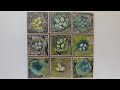 Alice ART Gelatine Druck Vogelnester Gelli Print Bird Nests
