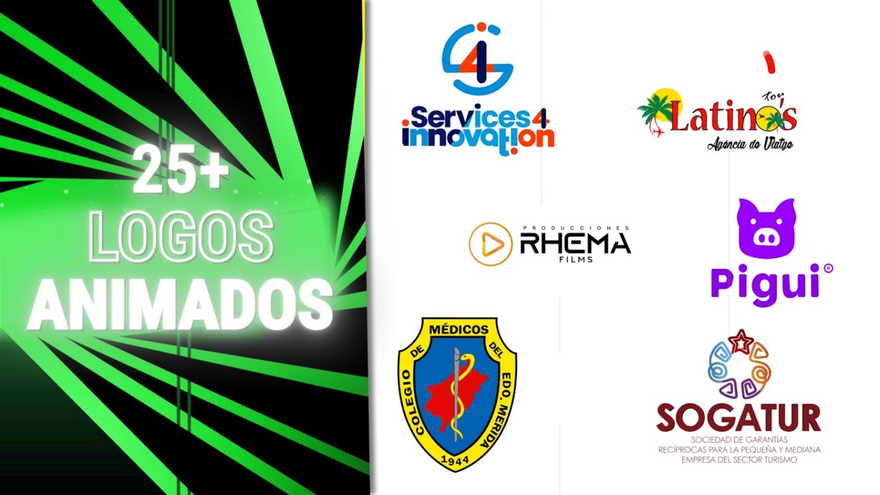 ¡Inspírate con +25 Animaciones de Logo y Supera el Bloqueo Creativo!